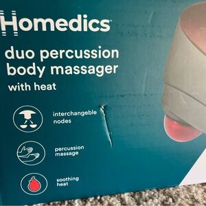 Homedics Duo Percussion Body Massager with Heat